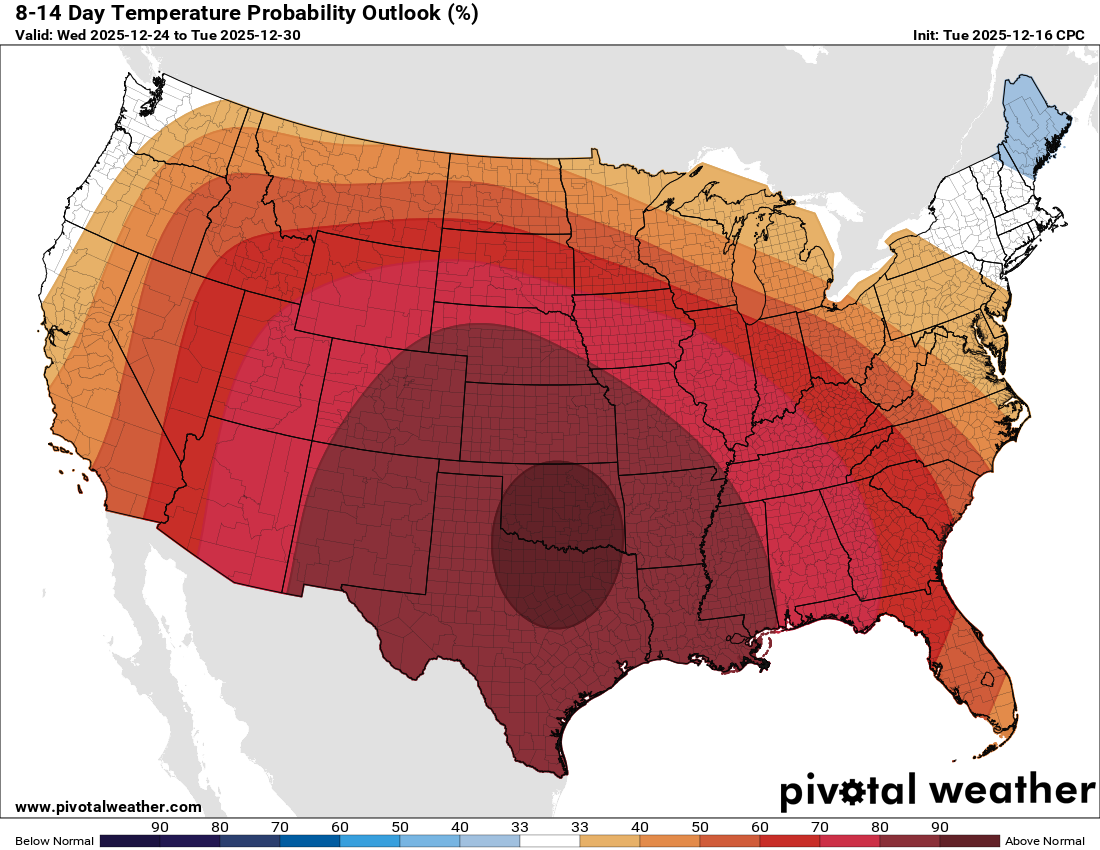 Dreaming of a tropical Christmas? This image may look like it's going to be a scorcher, but will it really be tropical?